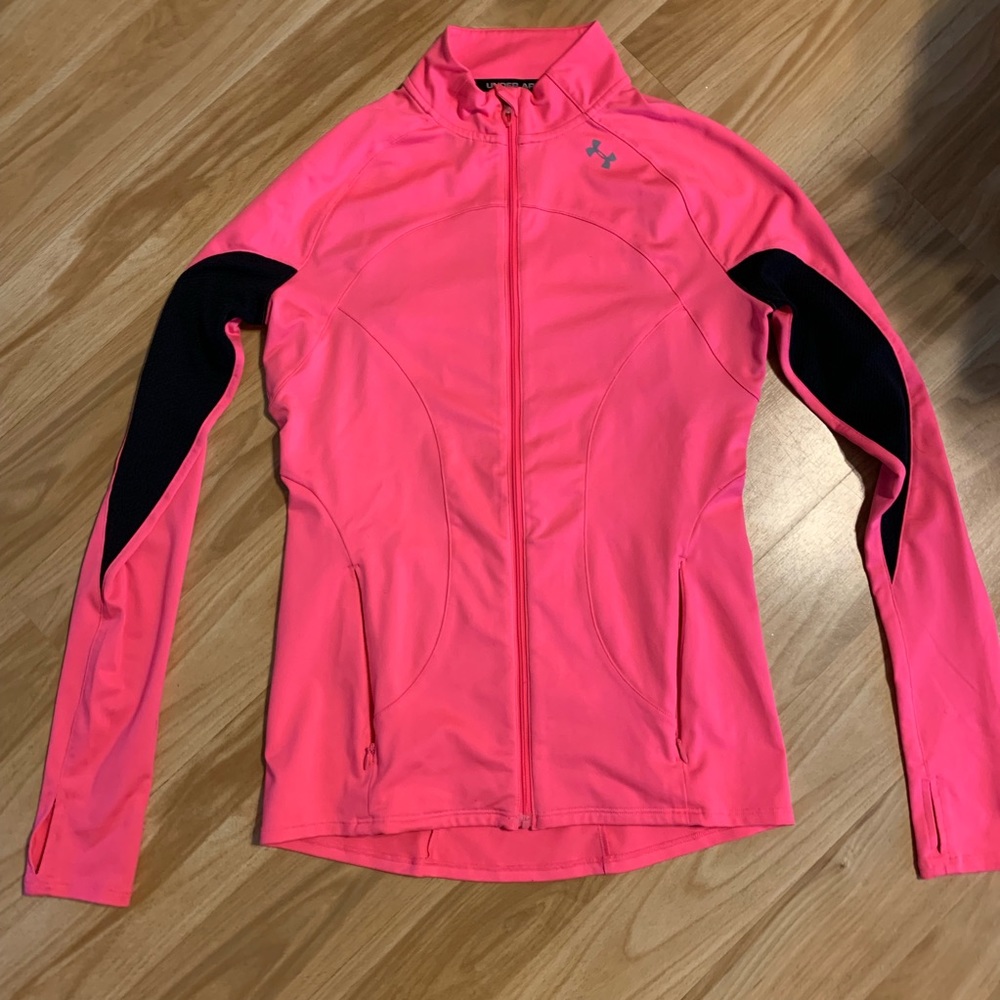 Hot pink under armor zip up